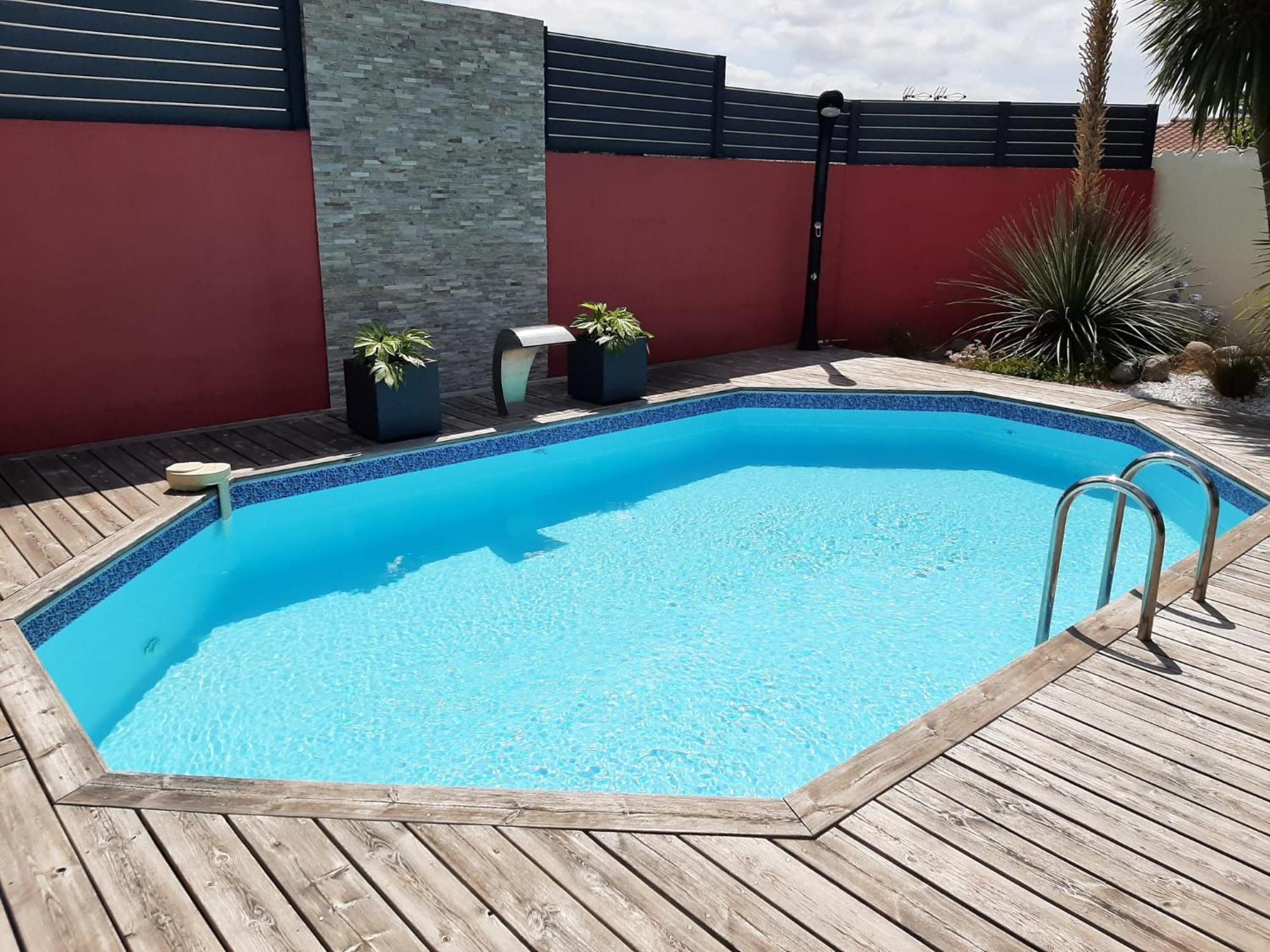 Studio Independant Chez L'Habitant Avec Piscine Et Cuisine Exterieures La Rochelle  Extérieur photo
